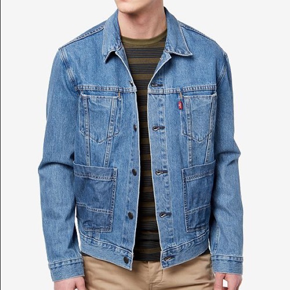 levi's altered trucker jacket mens